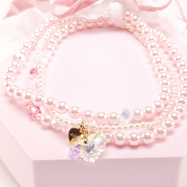 레듀쇼쥬얼리 Pink Pearl necklace